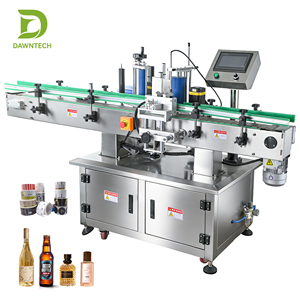 Machine d'étiquetage automatique pour bouteilles d'eau, d'huile, de jus, de cosmétiques, de boissons, de shampoing, pour bouteilles rondes en plastique et en verre, verticale - Product Image 2