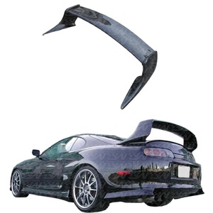 เหมาะสำหรับ Toyota <span class=keywords><strong>Supra</strong></span> <span class=keywords><strong>MK4</strong></span> JZ80 ปี 1993-1998 สปอยเลอร์หลังคาร์บอนไฟเบอร์ทรง T แบบ 3 ชิ้น - Product Image 1