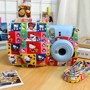 Étui de protection en cuir PU pour appareil photo instantané Fujifilm <span class=keywords><strong>Instax</strong></span> Mini12/11/9/8 - Product Image 3