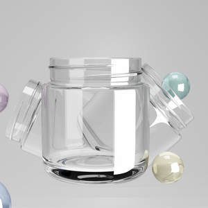 4oz kín rõ ràng con kháng lọ thủy tinh thuốc lá hoa <span class=keywords><strong>Jar</strong></span> bao bì container với CR có nắp đậy - Product Image 5
