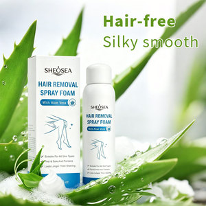 Spray <span class=keywords><strong>mousse</strong></span> <span class=keywords><strong>dépilatoire</strong></span> rapide et indolore à l'aloe vera, hydratant, pour femmes et hommes, tous types de peau - Product Image 4