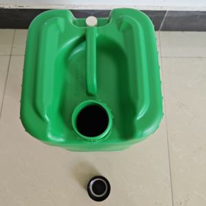 Baril carré de tambour en plastique recyclable de catégorie comestible de HDPE <span class=keywords><strong>bleu</strong></span> blanc de 20 <span class=keywords><strong>litres</strong></span> pour le pétrole et les produits chimiques - Product Image 2