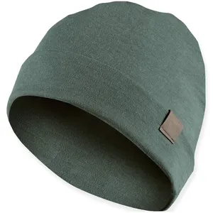 High Quality Custom Logo Personalized Winter Hat Rpet Fisherman 100% Wool Merino Beanie