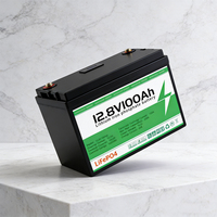 Batterie au lithium fer phosphate à semi-conducteurs personnalisée 12,8 V 100 Ah, 6000 cycles, température de fonctionnement -20~60°C, prix usine solaire Cloud