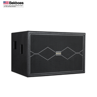 Bekboes 12 15 18 pouces Subwoofer actif Ultra-basse fréquence Haut-parleur KTV Box Stage Mobile Performance Actives