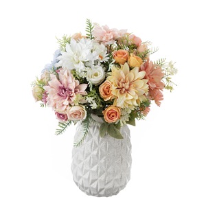 Bouquet de fleurs artificielles CallaFloral, couleurs mélangées, 12 pouces, décoration de mariage et de maison, fleurs artificielles écologiques, style Ins - Product Image 5
