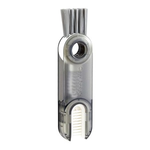 Brosse en forme de U 3 en 1, outil de nettoyage pour les rainures et les fentes des bouteilles thermos, conception rotative - Product Image 1