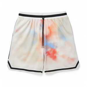 Short en maille Logo personnalisé Short d'entraînement pour hommes Shorts d'été Fitness Sports Basketball Gym Shorts pour hommes avec poche - Product Image 1