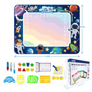 Draagbare Milieuvriendelijke Kindertekentafel Magisch Voorschoolse Spelmat Water Canvas Educatief Speelgoed Voor Meisjes Baby Speelmat - Product Image 6