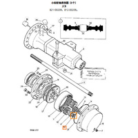 821/00209 F06/17750 pour JCB 3CX 4CX 3DX 4C 4CN 4CX 214 215 1400B Pièces de rechange pour chargeuse-pelleteuse et excavatrice : Anneau de retenue / Circlip