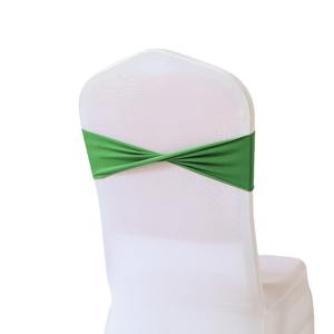 थोक विशेष कुर्सी कवर सजावटी पॉलिएस्टर धनुष बैक फूल रिबन रिंग-मुक्त लोचदार पट्टी - Product Image 1