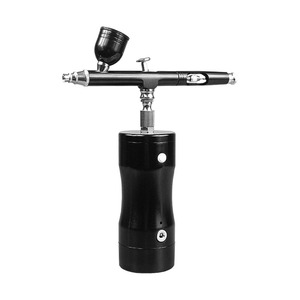 Aerógrafo de Mano Recargable, Kit de Bomba de Aire Eléctrica, Alimentación por Gravedad, Doble Acción, Velocidad Ajustable, para Pintura Artística y Modelismo, USB - Product Image 3