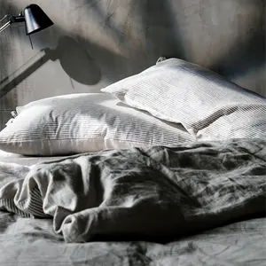 luxury french flax linen bedding customizable handmade linen bedding sets