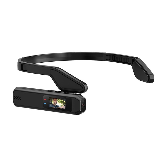 Head-mounted Sports Camera 4K WiFi with Anti-Shake First-Person Perspective Shooting Portable Voice Promptes TF Card Support