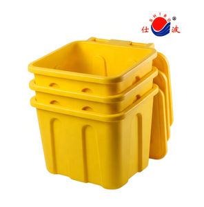 Bac <span class=keywords><strong>de</strong></span> stockage <span class=keywords><strong>de</strong></span> sel déneigant en plastique robuste, empilable, résistant aux produits chimiques, avec couvercle, pour la <span class=keywords><strong>sécurité</strong></span> <span class=keywords><strong>routière</strong></span> hivernale - Product Image 3