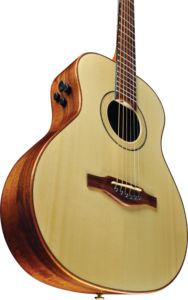EKO GUITARS Marco Polo so HQ Guitare de voyage tout-solide avec système Fishman Flex Blend Table en épicéa et poupée acoustique - Product Image 6