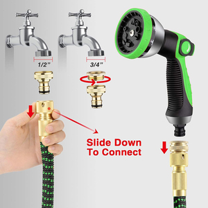 50ft 100ft Expandable Rubber Reel Flexible Water for Lawn and Irrigation - Product Image 6