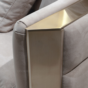 Modern Furniture <b>Stool</b> Ottoman Luxury Leather Upholstered Stainless Steel Leg Bedroom VLIPE-BH-03 Stainless Steel Leg Bedroom Be - Product Image 5