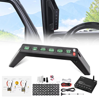 Panneau de commande d'accoudoir LEDIYTE 12V 24V, contrôleur de commutation sans fil pour véhicule tout-terrain 4x4, accessoires de voiture CNC personnalisés