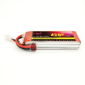 Baterai LiPo pintar 4000mAh 4200mAh 3S 4S 5S 14.8V 35C untuk Model mobil Truggy RC - Product Image 5