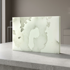 Modernes Hotel-Design Künstliche Steinplatte Weißer Alabaster Onyx-Platte 600x1200mm Wasserdicht für Inneneinrichtung Großhandel - Product Image 3