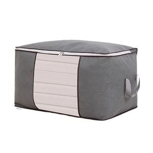 Clothing Storage Bag Rectangle Quilt Organizer With Window Bedroom Use - Product Image 5