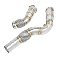Downpipe haute performance F80 M3 F82 M4 S55, 3,5 pouces (89 mm), acier inoxydable, pour BMW M3 berline 4D F80 M4 coupé 2D F82 F83 S55 L6