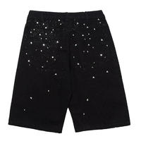 Pantalon large en jean léger pour homme, style streetwear, 98% coton, 2% élasthanne, écologique, motif vintage, fermeture éclair à la taille