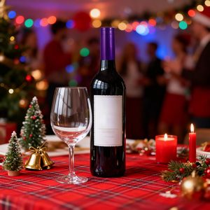 Tapas y Sellos Redondos <span class=keywords><strong>de</strong></span> PVC Termoencogibles Personalizables para Botellas <span class=keywords><strong>de</strong></span> Champán, Vino y Licores, Reutilizables con Tira Desprendible - Product Image 1