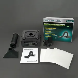 Pro'sKit SS-596 Mini Instrumento <span class=keywords><strong>de</strong></span> Purificación Eficiente para Humo, <span class=keywords><strong>Extractor</strong></span> <span class=keywords><strong>de</strong></span> Humo para <span class=keywords><strong>Soldadura</strong></span>, Absorbedor <span class=keywords><strong>de</strong></span> Humo ESD - Product Image 6