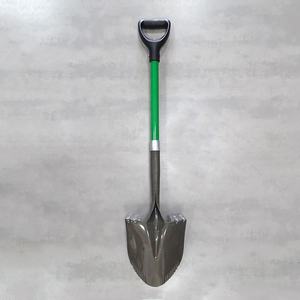 <span class=keywords><strong>Pelle</strong></span> <span class=keywords><strong>en</strong></span> acier métallique D Grip de haute qualité avec poignée et plaques d'acier spéciales - Product Image 2