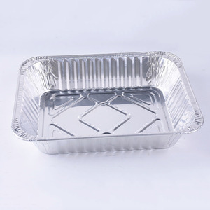 Ensemble de barquettes en <span class=keywords><strong>aluminium</strong></span> jetables <span class=keywords><strong>pour</strong></span> barbecue, qualité alimentaire, résistantes au four, 230 ml, boîtes à emporter, moules à pâtisserie, emballage <span class=keywords><strong>pour</strong></span> aliments congelés - Product Image 6