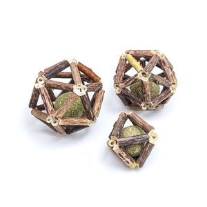 Jouets à mâcher en forme de boule de menthe, 100 pièces, bâtonnets catatabi, jouets à mâcher, dents molaires, pour chat chaton - Product Image 1