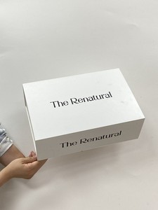 Белая большая магнитная крышка с логотипом на заказ - Product Image 2