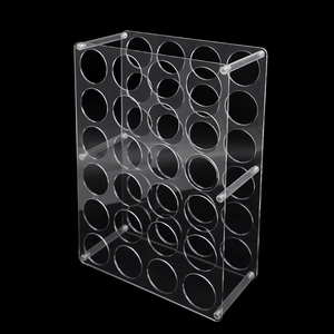 28075 30 Holes <strong>Vinyl</strong> <strong>Storage</strong> Rack Acrylic <strong>Vinyl</strong> Roll Holder Lightweight Sturdy Acrylic <strong>Vinyl</strong> <strong>Storage</strong> for Art Room Decor - Product Image 2