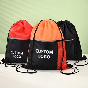 Promotional Gifts Double Take Drawstring Bag Drawstring Pack Drawstring Backpack Draw String Sport Gym Bag