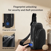 Sac à bandoulière pour homme en cuir véritable personnalisé, antivol, pour le travail, grande capacité, usage quotidien