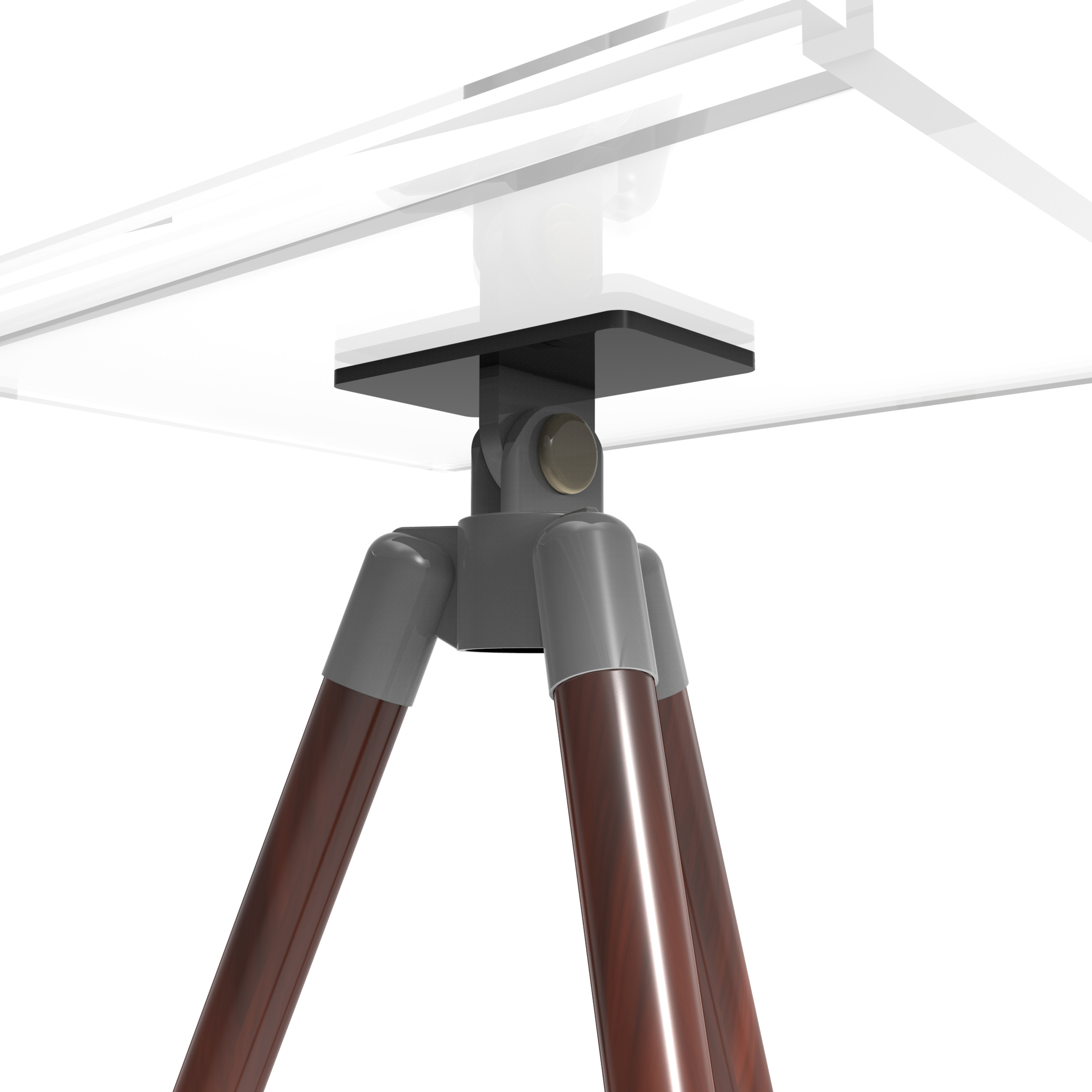 Customized Store Book Display Rack Tripod Book Display Stand for Bookshop — view 4
