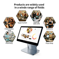 Système de point de vente ultra-mince de 15.6 pouces Android/win10/Linux Machine de point de vente silencieuse Epos sans ventilateur