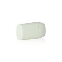 Bouteille en plastique PP sans air à double compartiment de 15 ml*2 pour crème visage, emballage cosmétique, fournie par l'usine