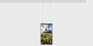 Écran d'affichage publicitaire commercial LCD super lumineux INSOVISION, monté sur le côté de la fenêtre, pour affichage de posters - Product Image 3
