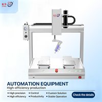 Robots distributeurs de colle automatiques à 3 ou 4 axes, haute vitesse, programmables, pour application sur bureau
