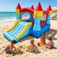 Château gonflable Oxford résistant à l'usure pour centre commercial, aire de jeux intérieure pour enfants, toboggan commercial à usage prolongé