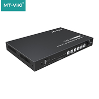 Divisor HDMI 2x4, Conector HDMI 2 Entradas 4 Salidas, Divisor HDMI de 4 Vías, 2 Entradas 4 Salidas, Video Walls para TV, Múltiples Monitores