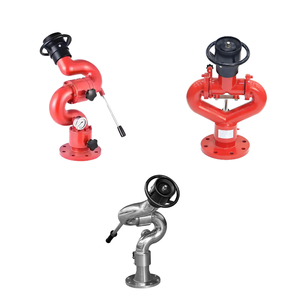 Canon à eau anti-incendie DN20 en fonte avec interrupteur manuel, accessoire fixe pour équipement de lutte contre les incendies de classes A et B - Product Image 3