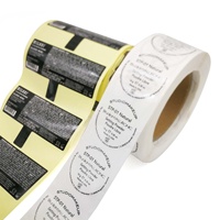 Rollo de pegatinas adhesivas personalizadas para vino, cerveza, whisky, embalaje para productos de bebidas