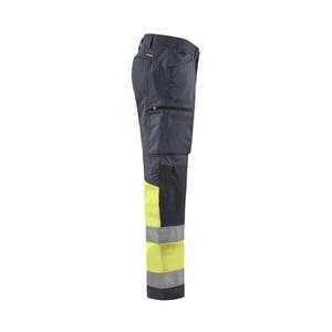 BLAKLADER - 155118119633C156 Pantalon haute visibilité stretch Gris moyen/Jaune-EAN 7330509675007 HI-VIS WORKWEAR - Product Image 4
