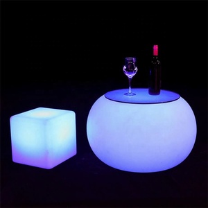 Meubles de bar à vendre/changement de couleur éclairage led table de bar cocktail vin baril hôtel bar meubles pour fête événement - Product Image 4