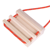 Hangboard en bois extérieur portatif pour l'escalade Produit populaire d'entraînement de barre de traction de sport et de divertissement