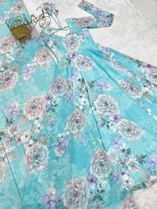 Vestido Anarkali con Estampado Floral Digital de Primera Calidad, Conjunto Completo con Dupatta para Bodas de Verano, Sin Arrugas, en Puro Fox Georgette - Product Image 6